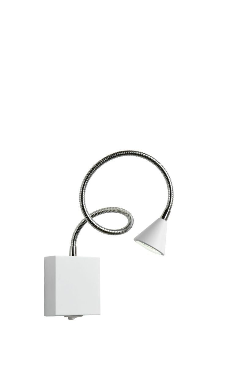 Lucide BUDDY - Nočná lampa - LED - 1x4W 4000K - Biela